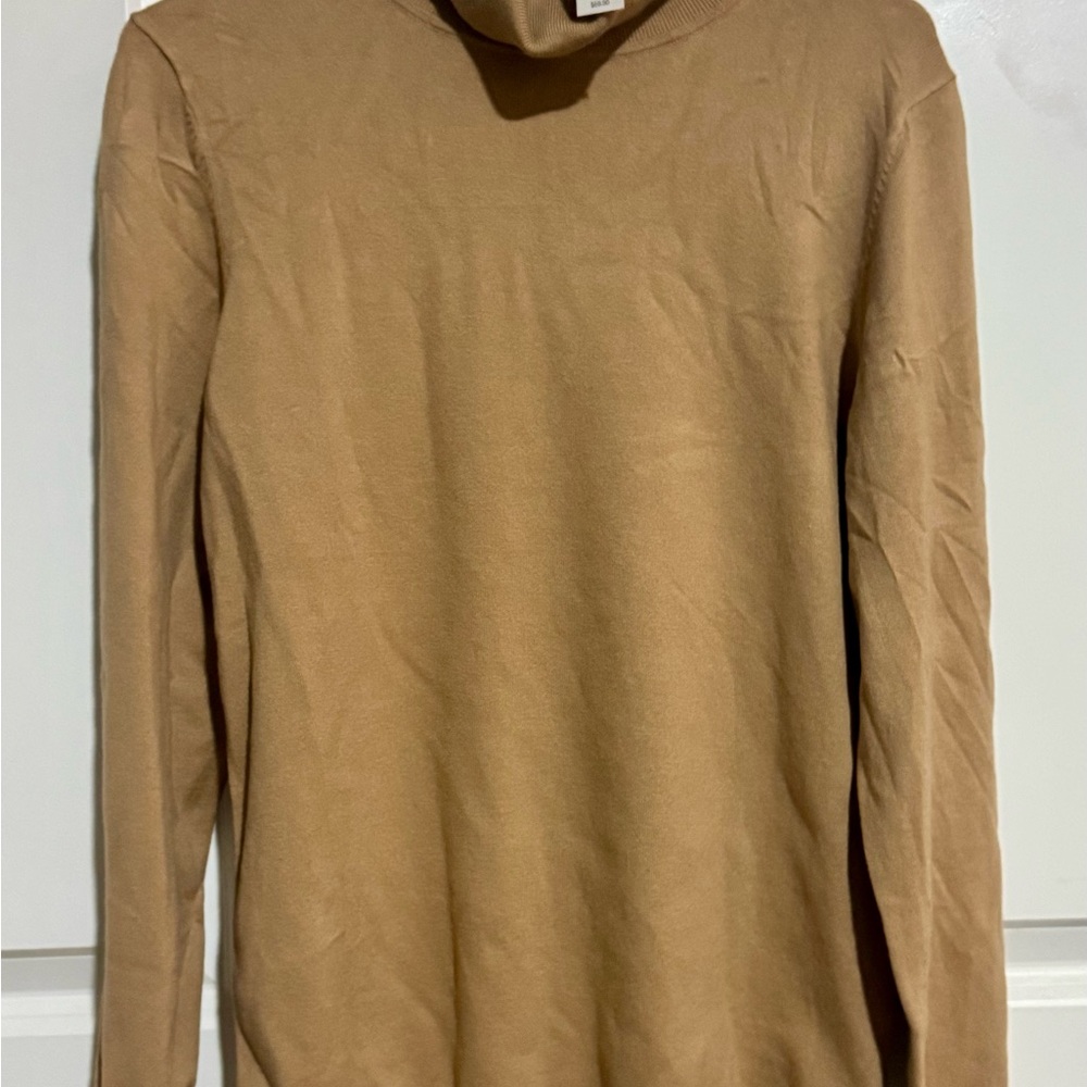 Talbots Women's Camel Turtleneck Sweater